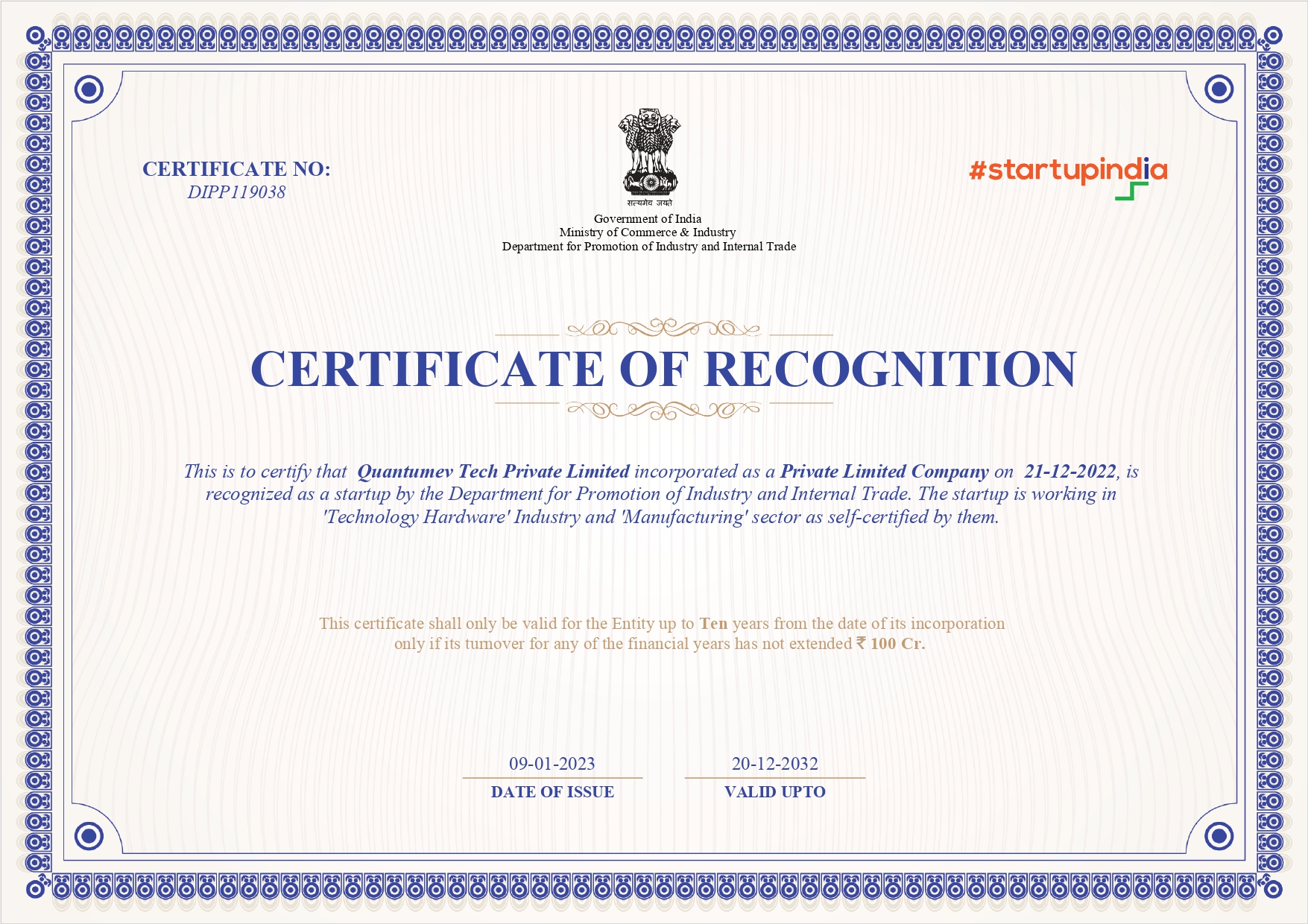 DPIIT Certificate_page-0001